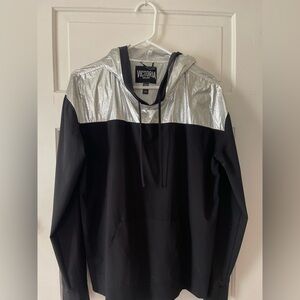 Victoria’s Secret Sport Black and Silver Hoodie